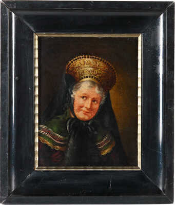 Неизвестный художник. Портрет пожилой дамы